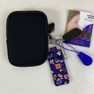 Water Bottle Pocket Key Finder Whistle Flashlight Chapstick Holder Compass